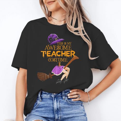 This Is My Teacher Costume Halloween Family Matching Group Women's T-Shirt - teacherstshirts.com CA