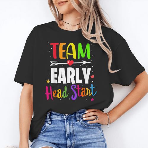 Teacher Early Childhood Education Preschool Head Start Crew Women's T-Shirt - teacherstshirts.com