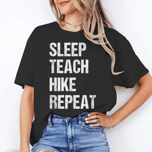 Teacher Hiking Shirt Teaching Hiker T Shirt Women's T-Shirt - teacherstshirts.com AU
