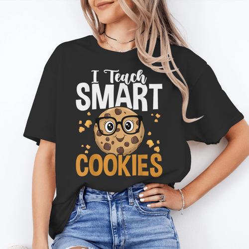 Teacher I Teach Smart Cookies Nerd Women's T-Shirt - teacherstshirts.com DE