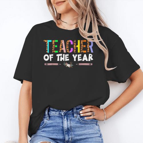 Teacher Of The Year Party Teacher Appreciation Women's T-Shirt - teacherstshirts.com CA