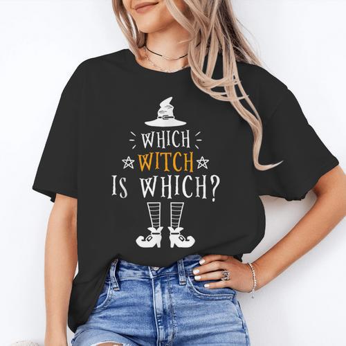 Which Witch Is Which Halloween Grammar Teacher Costume Women's T-Shirt - teacherstshirts.com AU