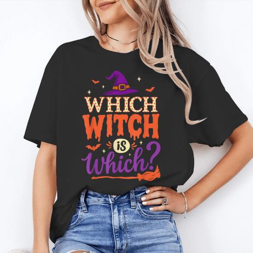 Which Witch Is Which Halloween For Women Men English Teacher Women's T-Shirt - teacherstshirts.com