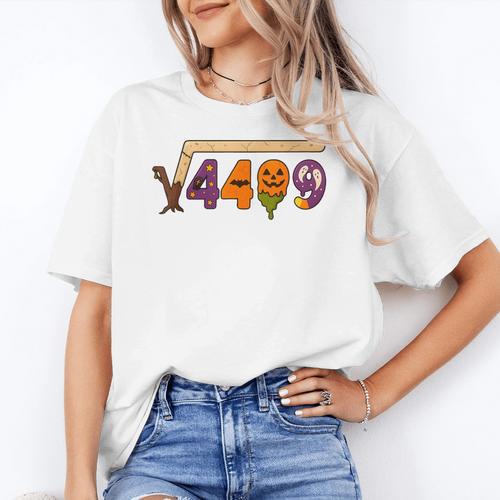 67 Meme Math Teacher 6 7 Halloween Square Root 4489 Women's T-Shirt - teacherstshirts.com AU