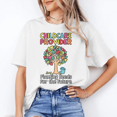 Childcare Provider Job Daycare Provider Daycare Teacher Women's T-Shirt - teacherstshirts.com AU