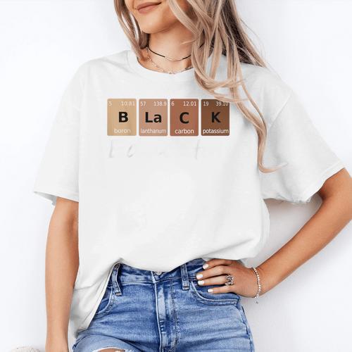 Educator Science Teacher Melanin Educator Science Women's T-Shirt - teacherstshirts.com AU