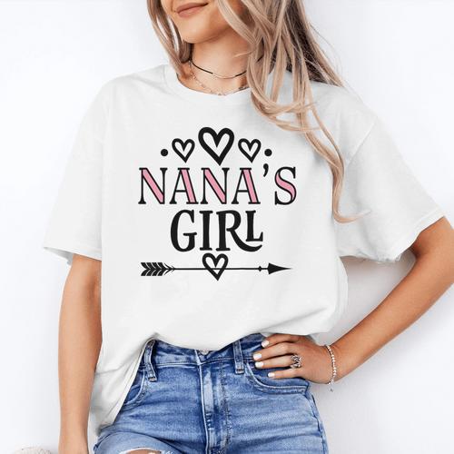 Granddaughter Nanas Girl Women's T-Shirt - Bostonterriersmerch.com UK