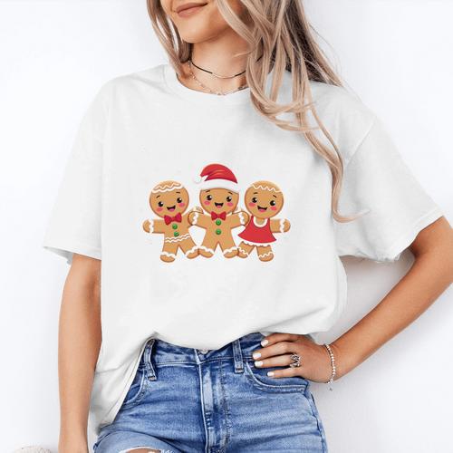 Hanging With My Cookies Gingerbread Christmas Teacher Xmas Women's T-Shirt - teacherstshirts.com DE