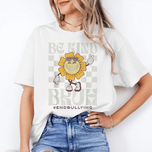 Be Kind Unity Day Orange Anti Bullying For Kids Teachers Women's T-Shirt - teacherstshirts.com UK