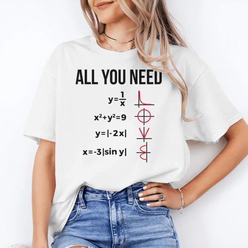 Math Graphs Mathematics Math Teacher Women's T-Shirt - teacherstshirts.com AU