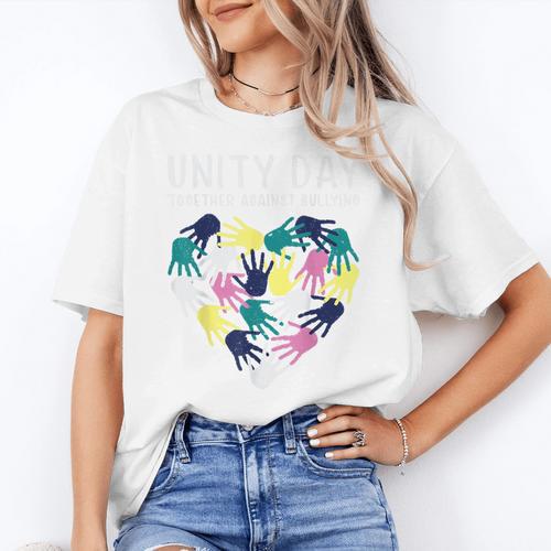 Together Against Bullying Unity Day Teachers Kids Toddler Women's T-Shirt - teacherstshirts.com AU