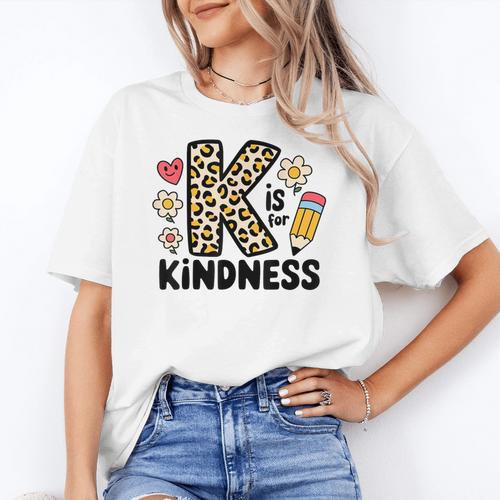 Unity Day Design Kindness Orange Teacher Kids Be Kind Women's T-Shirt - teacherstshirts.com UK