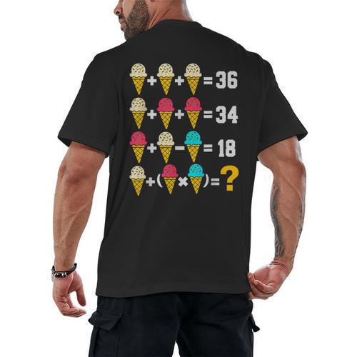 67 Ice Cream Drip Meme Order Of Operations Math Teacher Men's Back Print T-Shirt - teacherstshirts.com UK