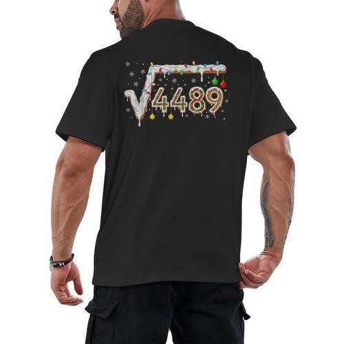 67 Meme Square Root 4489 Slang Math Teacher Christmas Men's Back Print T-Shirt - teacherstshirts.com AU
