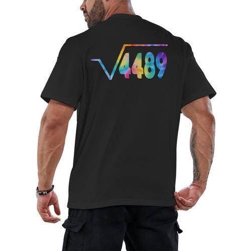67 Meme Square Root 4489 Slang Math Teacher Tie Dye Men's Back Print T-Shirt - teacherstshirts.com DE