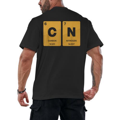 67 Meme Teacher Science Periodic Table Retro Vintage Men's Back Print T-Shirt - teacherstshirts.com DE