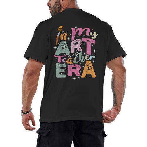 In My Art Teacher Era Teaching Future Artist Back To School Men's Back Print T-Shirt - teacherstshirts.com DE