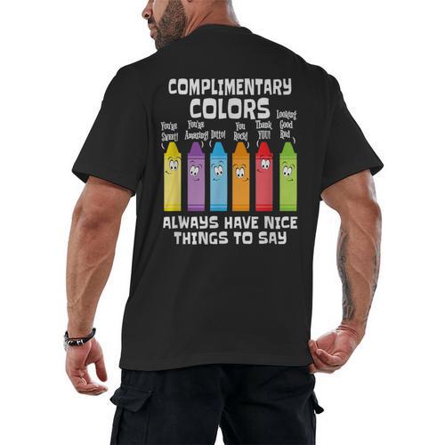 Artist Art Teacher School Artist Joke Men's Back Print T-Shirt - teacherstshirts.com DE