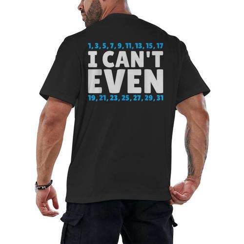 I Can't Even Math Mathematics Teacher Men's Back Print T-Shirt - teacherstshirts.com