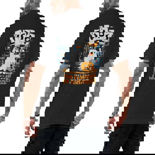 Chemistry Boo Ghost Element Of Surprise Science Teacher Tee Men&#x27;s Back Print T-Shirt - teacherstshirts.com