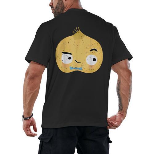 The Cool Bean Good Egg Teacher Halloween Costume Food Group Men's Back Print T-Shirt - teacherstshirts.com AU