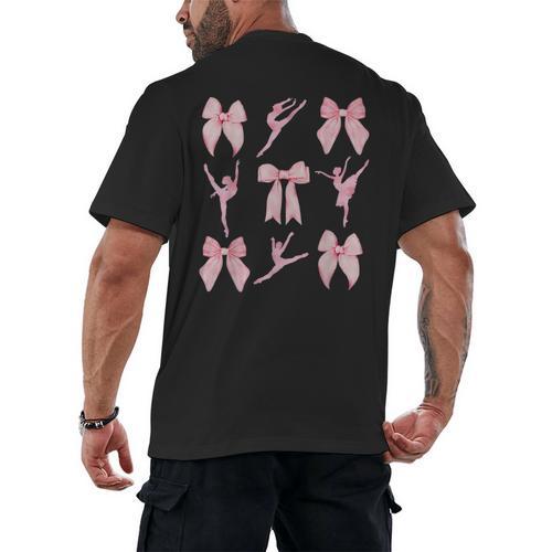 Coquette Bow Ballet Dance Teacher Coquette Women Dancing Men's Back Print T-Shirt - teacherstshirts.com UK