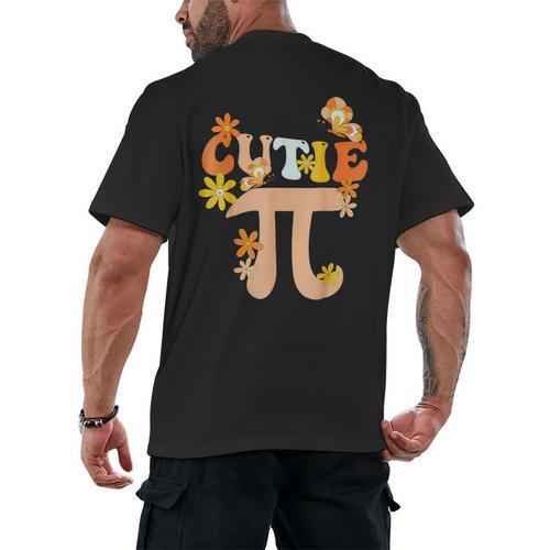 Cutie Pi Shirt Pi Day Math Girls Kids Women Toddler Teacher Men's Back Print T-Shirt - teacherstshirts.com AU