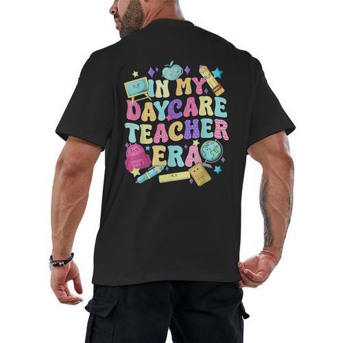 In My Daycare Teacher Era Daycare Provider Kids Men's Back Print T-Shirt - teacherstshirts.com DE