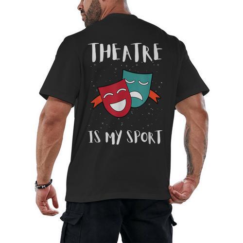 Drama Teacher For Theatre And Performing Arts Men's Back Print T-Shirt - teacherstshirts.com UK