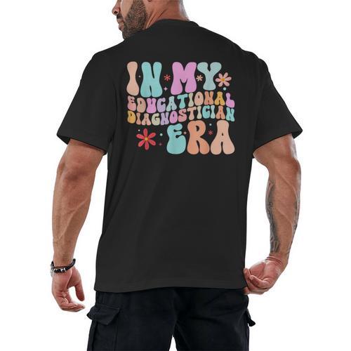 In My Educational Diagnostician Era Learning Support Teacher Men's Back Print T-Shirt - teacherstshirts.com AU