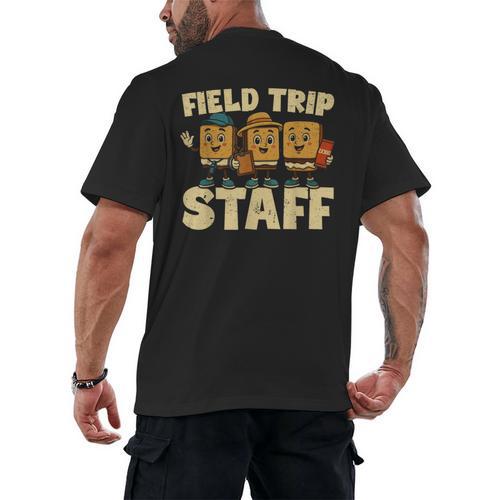 Field Trip Teacher Field Men's Back Print T-Shirt - teacherstshirts.com CA