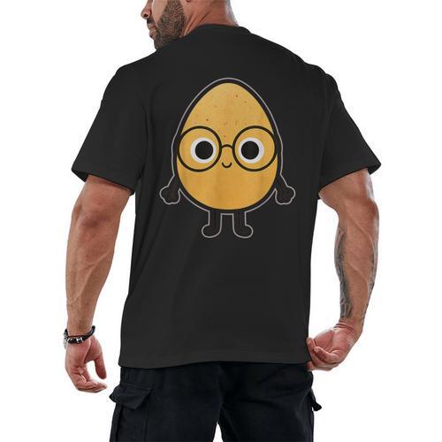 Good Egg Teacher Halloween Costume The Smart Cookie Men's Back Print T-Shirt - teacherstshirts.com DE