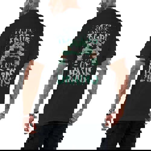 Halloween Teacher Tshirts Science Teachers Love Brains Men&#x27;s Back Print T-Shirt - teacherstshirts.com