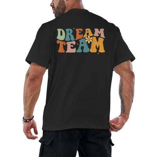 Last Day Of School Back To School Dream-Team Teacher Kids Men's Back Print T-Shirt - teacherstshirts.com AU