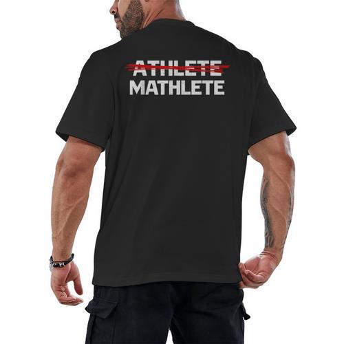 Mathlete For Math Team Students Algebra Math Teacher Men's Back Print T-Shirt - teacherstshirts.com DE