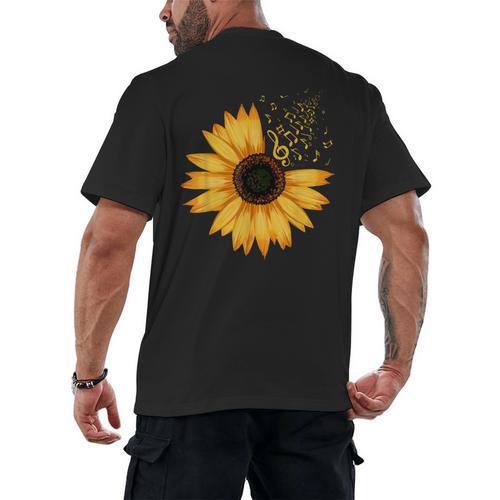 Music For Men Women Music Teacher Music Lover Men's Back Print T-Shirt - teacherstshirts.com AU