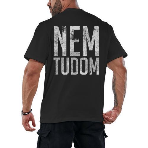 Nem Tudom Hungarian Teacher I Don't Know Men Women Girls Kids T-Shirt Men's Back Print T-Shirt - teacherstshirts.com