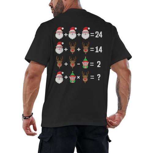 Order Of Operations Math Teacher Christmas Men's Back Print T-Shirt - teacherstshirts.com DE