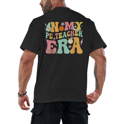 In My Physical Education Era PE Teacher Women Men Men's Back Print T-Shirt - teacherstshirts.com AU