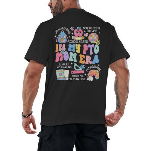In My PTO Mom Parent Teacher Organization Back To School Men's Back Print T-Shirt - teacherstshirts.com UK