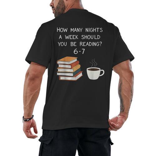 Reading 67 Six Seven Meme English Teacher Book Lover Men's Back Print T-Shirt - teacherstshirts.com AU