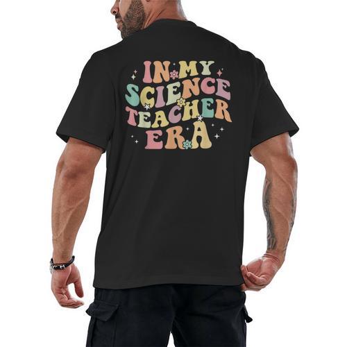 In My Science Teacher Era Retro Back To School STEM Teacher For Men Women Men's Back Print T-Shirt - teacherstshirts.com AU