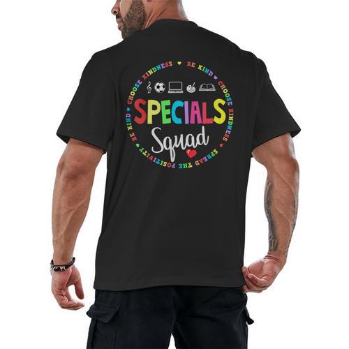 Specials Squad Teacher TRIBE Team Back To Primary School Men Women Girls Kids Men's Back Print T-Shirt - teacherstshirts.com AU
