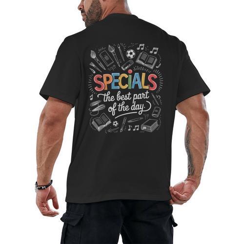 Teacher Specials The Best Part Of The Day Specials Squad Men's Back Print T-Shirt - teacherstshirts.com AU