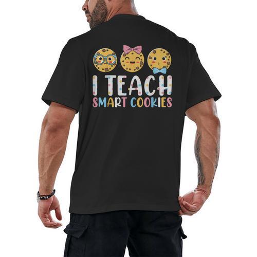 Teacher I Teach Smart Cookies For Men Women Kids Men's Back Print T-Shirt - teacherstshirts.com