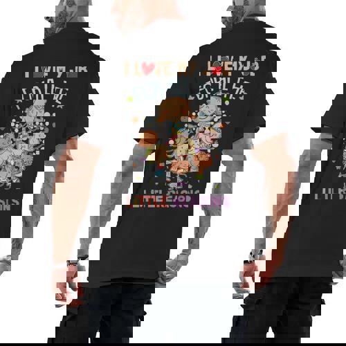 Teacher Teaching I Love My Job For All The Little Reasons Men&#x27;s Back Print T-Shirt - teacherstshirts.com