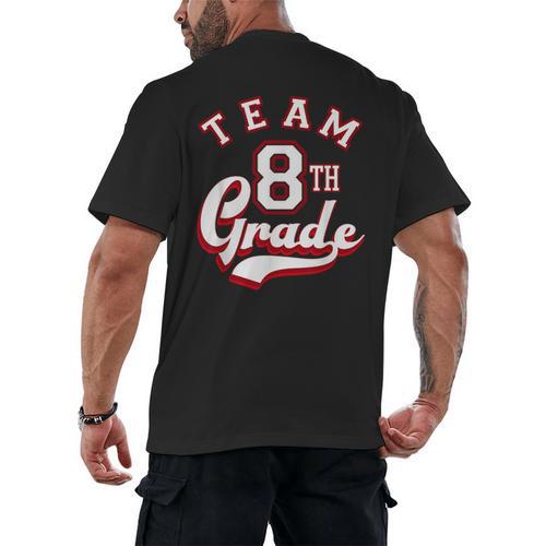 Team 8th Grade Eighth For Teacher Or Students For Men Women Girls Kids Men's Back Print T-Shirt - teacherstshirts.com