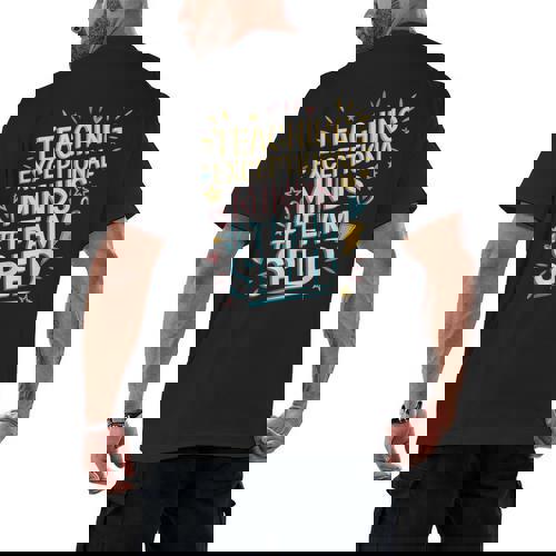 Team Sped Sped Teacher Special Education Teacher Team Men&#x27;s Back Print T-Shirt - teacherstshirts.com