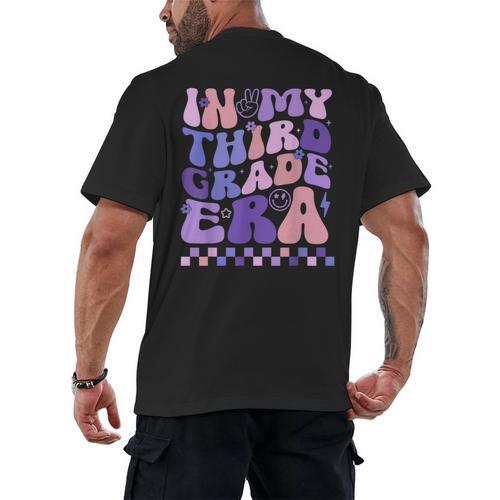 In My Third Grade Era 3rd Grade Teacher Student Boy Girl Men's Back Print T-Shirt - teacherstshirts.com AU