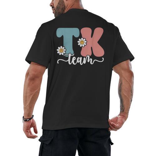 TK Team Back To School Teachers Students Team TK Men's Back Print T-Shirt - teacherstshirts.com CA